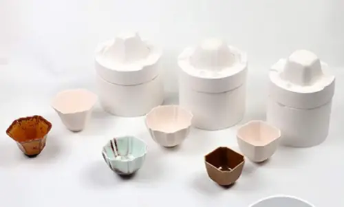 Moldes en yeso para hacer vasos en cerámica