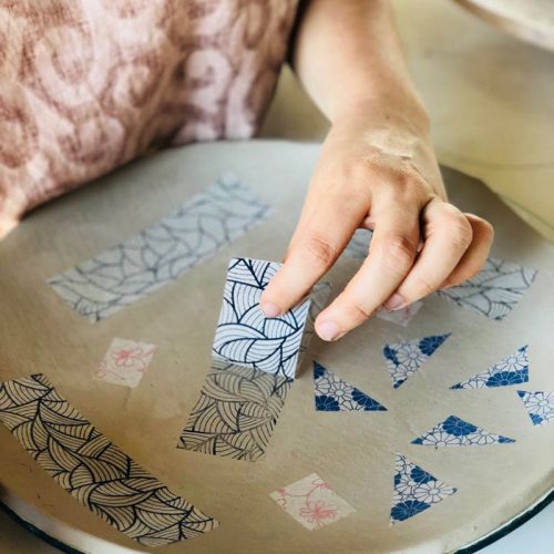 Tissue Transfer para decorar cerámica