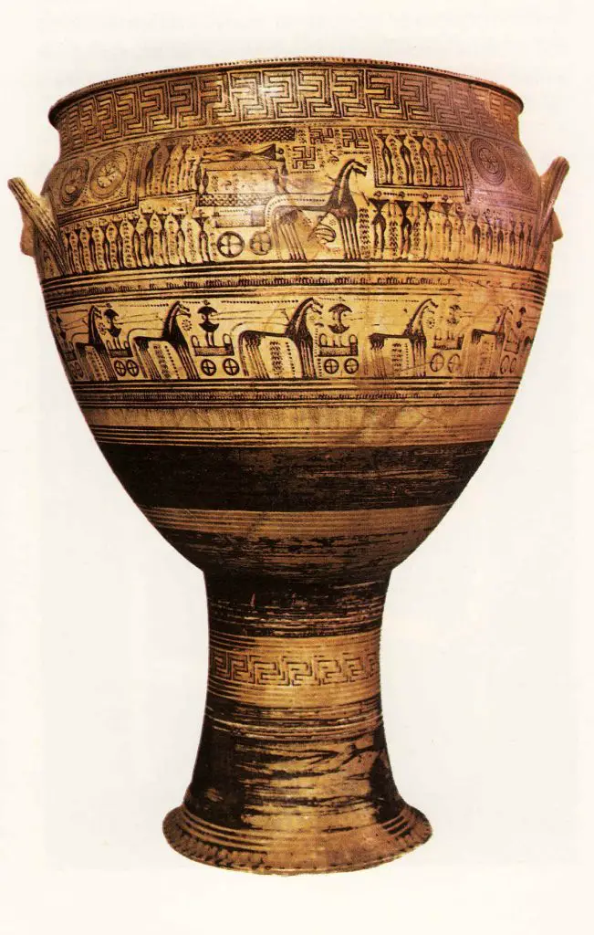 Estilo geométrico de la cerámica griega