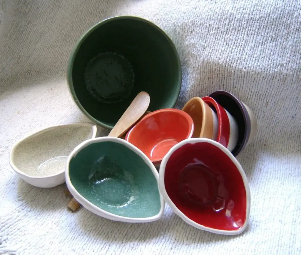 Salseras hechas en cerámica